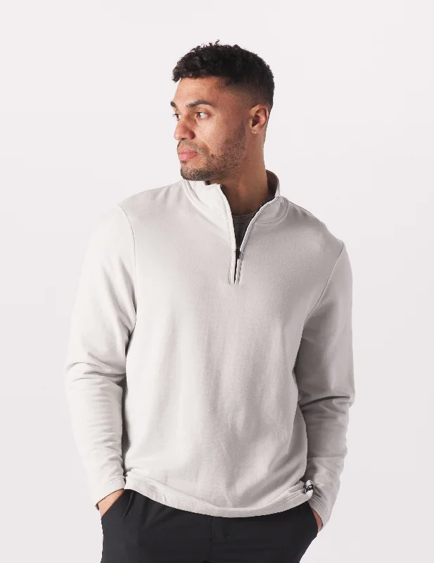 Vertex Quarter Zip: Ash Grey