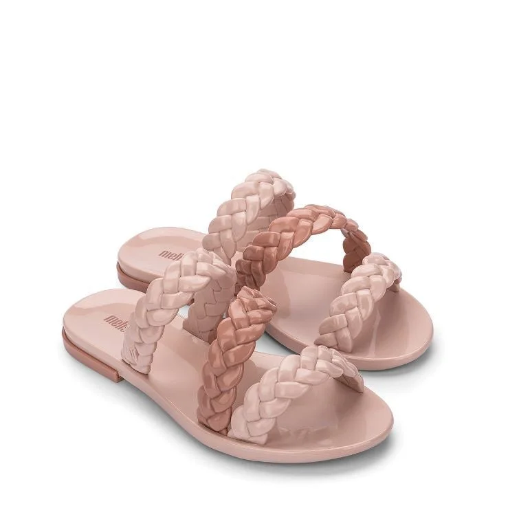 Lightweight Women's Mesh - Paneled Sandals in Yellow for BreathabilityMelissa Sandals