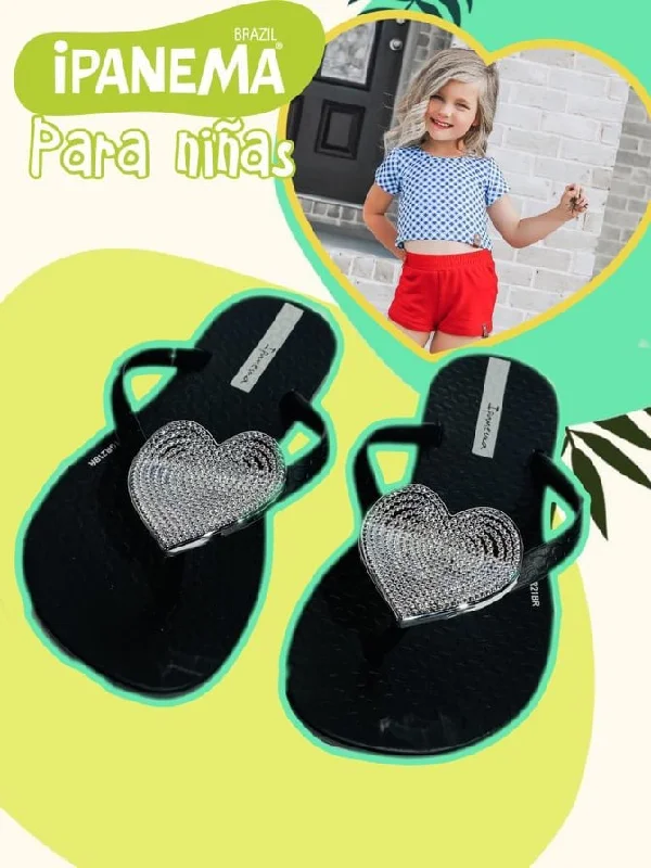 Women's Leather - Strapped Sandals with a Braided Detail in Brown for a Rustic AppealIpanema Sandals Girls Flip Flops Hearts