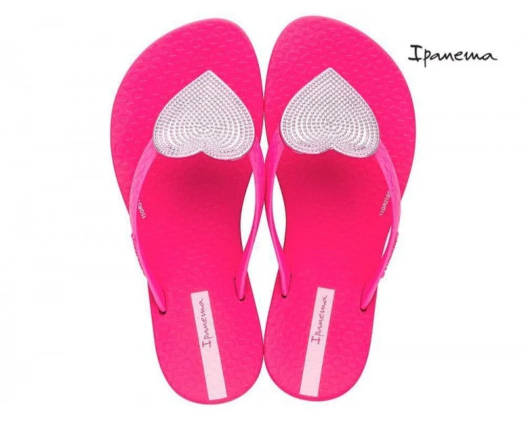 Women's Sandals with a Wedge Heel and a Tassel Detail in Orange for a Trendy LookIpanema Sandals Girls Flip Flops Hearts