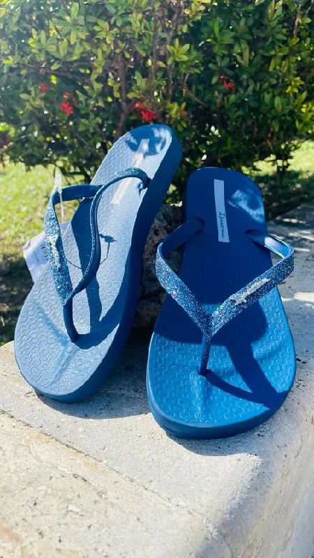 Women's Sandals with a Wedge Heel and a Tassel Detail in Orange for a Trendy LookIpanema Sandals Flip Flops Glitter