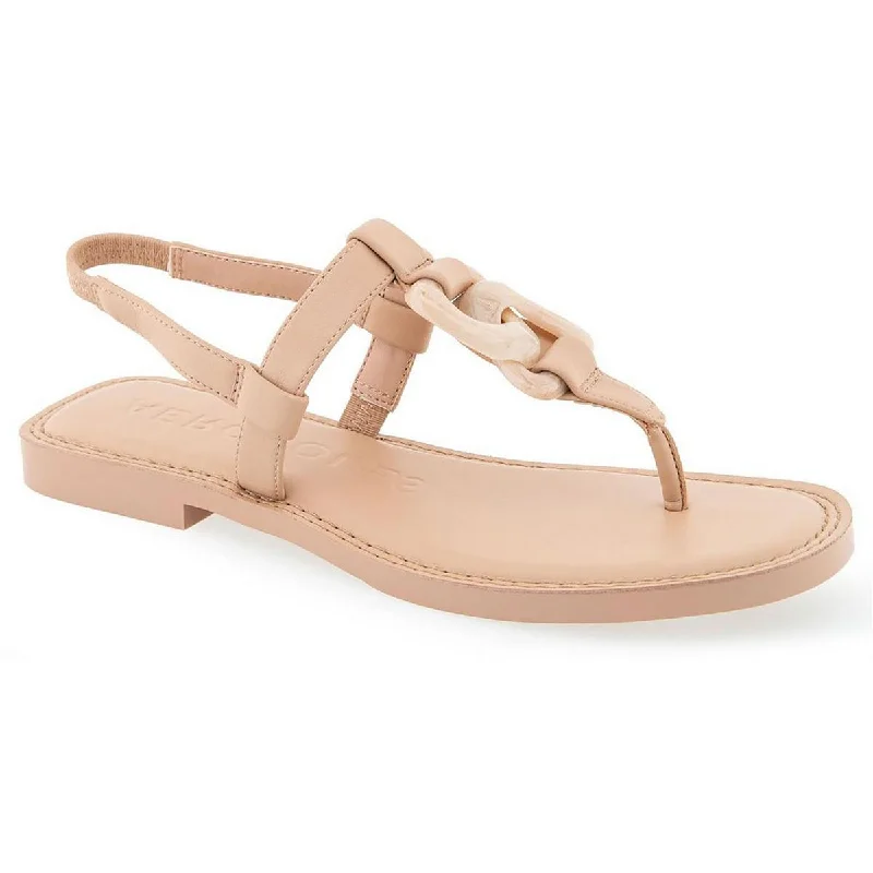 Waterproof Women's Rubber Beach Sandals with Arch Support in Blue for Water ActivitiesAerosoles Womens CARMINE Slingback Flats Thong Sandals