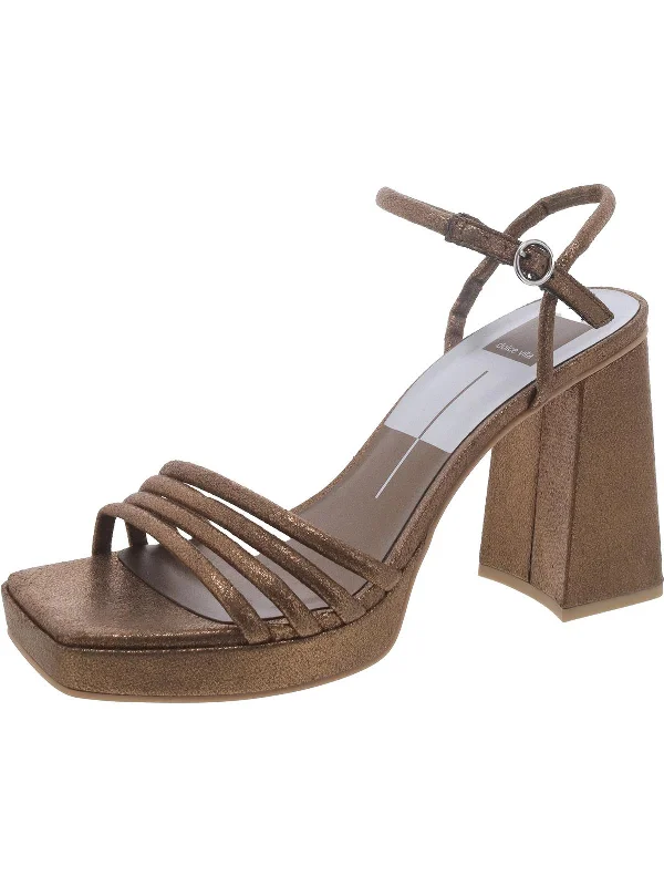 Anti - Slip Women's Sandals with a Grooved Sole in Green for Outdoor AdventuresAKITA Womens Faux Leather Ankle Strap Strappy Sandals