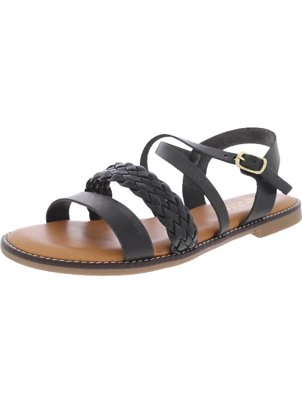 Women's Strappy Gladiator Sandals with Buckle Closures in Tan for a Boho LookAla Italy Womens Leather Strappy Slingback Sandals