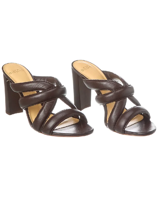Lightweight Women's Mesh - Paneled Sandals in Yellow for BreathabilityAlexandre Birman Camille Leather Sandal (Authentic Pre-Owned)