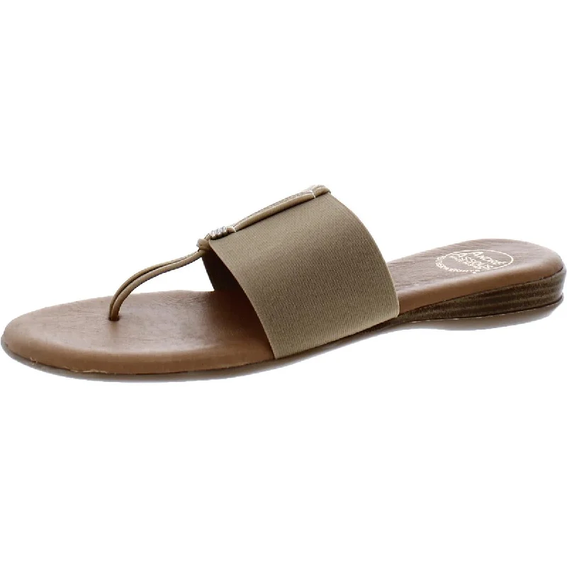 Women's Sandals with a Floral - Printed Upper in Pink for a Feminine Spring LookAndré Assous Womens Nice Toe-Post Slip-On Slide Sandals