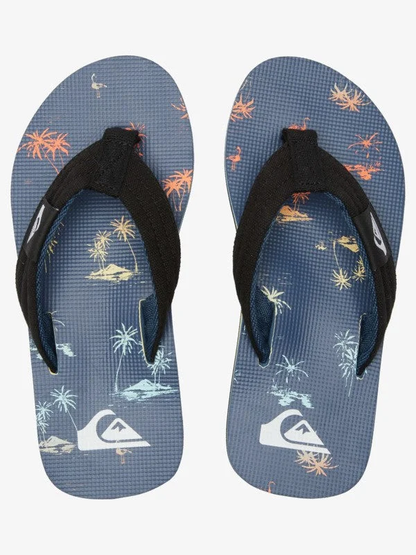 Women's Sandals with a Glitter - Coated Strap in Gold for a Sparkly Summer OutfitQuiksilver Sandals Boy's