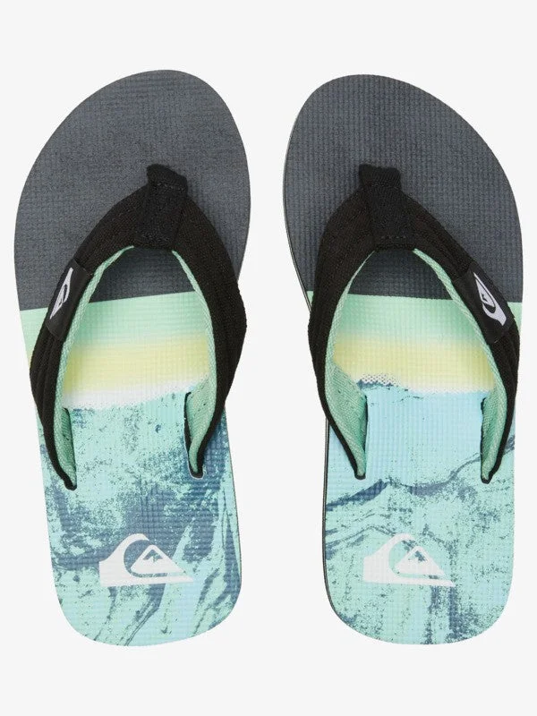 Anti - Slip Women's Sandals with a Grooved Sole in Green for Outdoor AdventuresQuiksilver Sandals Boy's