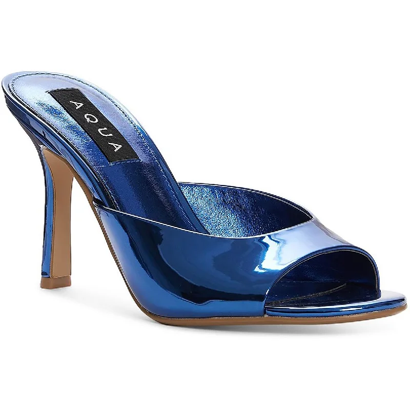 Lightweight Women's Mesh - Paneled Sandals in Yellow for BreathabilityAqua Womens AQ LUCID Open Toe Pumps Heels