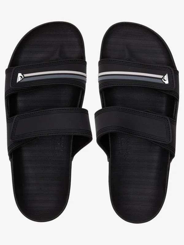 Women's Leather - Strapped Sandals with a Braided Detail in Brown for a Rustic AppealQuiksilver Sandals Men's