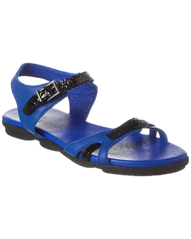 Women's Cork - Soled Espadrille Sandals with a Rope - Trimmed Upper in Navy for a Summer VibeArche Palmaz Leather Sandal