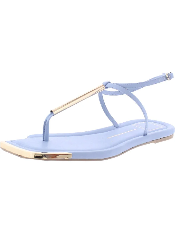 Women's Cork - Soled Espadrille Sandals with a Rope - Trimmed Upper in Navy for a Summer VibeArchey Womens Strappy Ankle Strap T-Strap Sandals