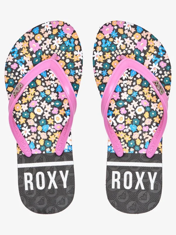 Anti - Slip Women's Sandals with a Grooved Sole in Green for Outdoor AdventuresRoxy Sandals Girls