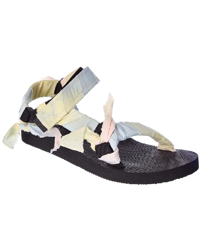 Women's Sandals with a Wedge Heel and a Tassel Detail in Orange for a Trendy LookArizona Love Trekky Sandal