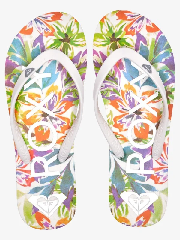 Women's Sandals with a Floral - Printed Upper in Pink for a Feminine Spring LookRoxy Sandals Woman's Two Tone