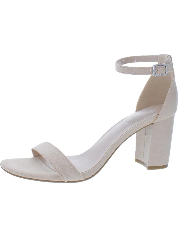 Women's Strappy Gladiator Sandals with Buckle Closures in Tan for a Boho LookArmory 2 Womens Ankle Strap Open Toe Dress Sandals