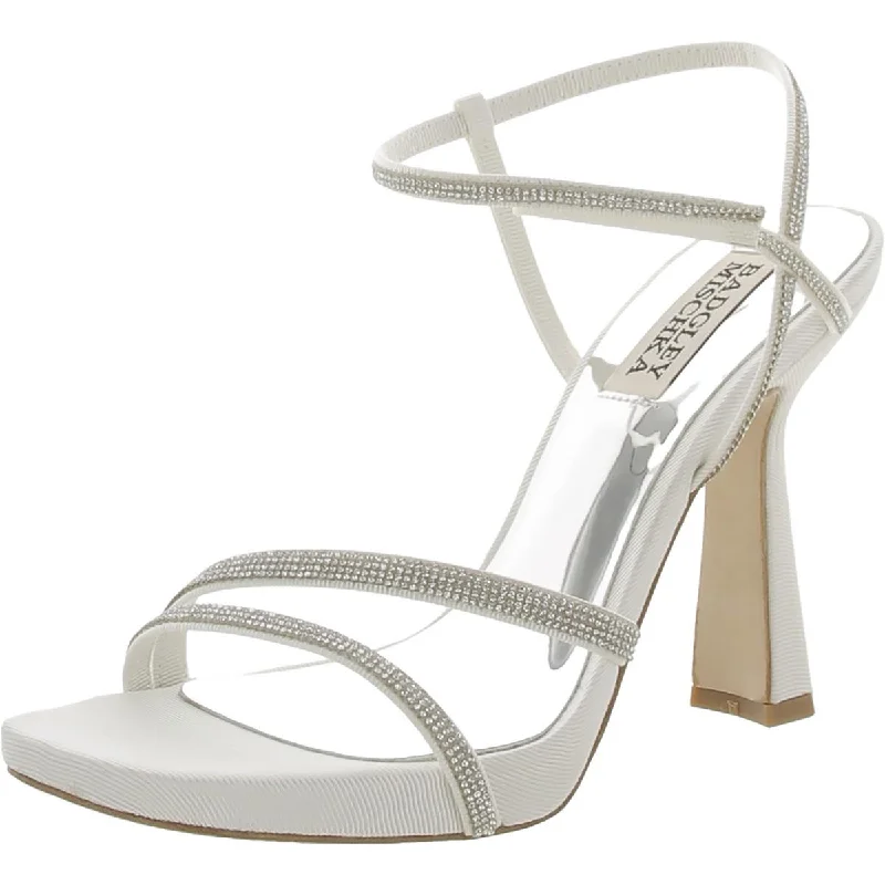 Shock - Absorbing Women's Sandals with a Soft Insole in Black for Active LifestylesBadgley Mischka Womens Urbana Open Toe Ankle Strap Heels