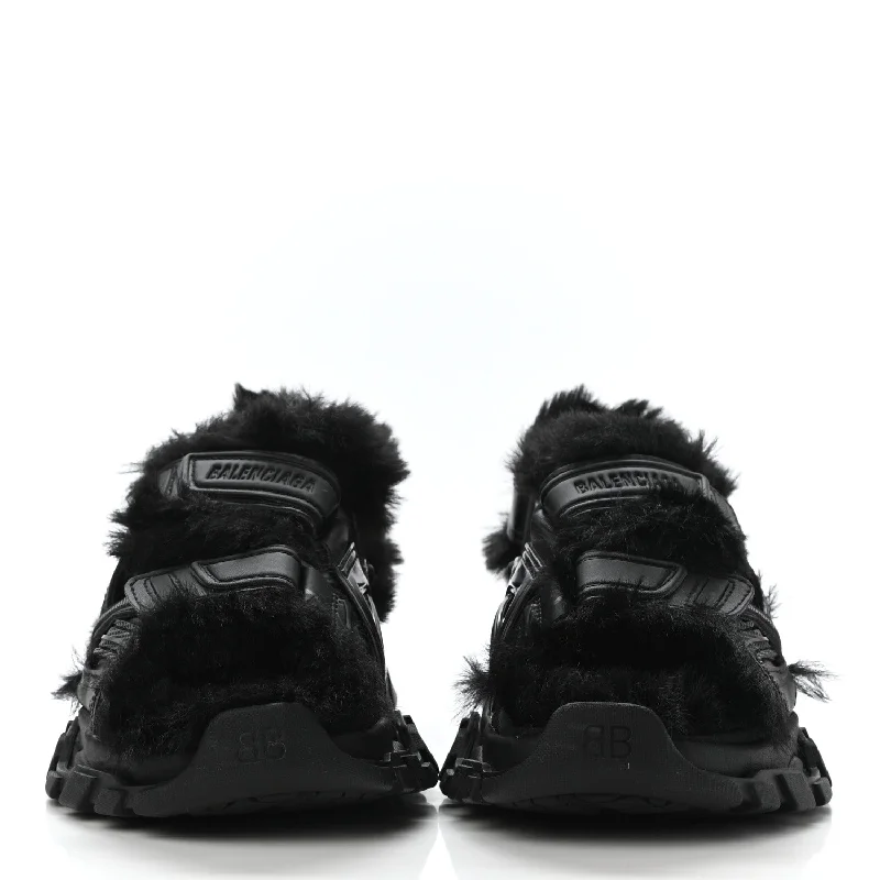 Women's Sandals with a Wedge Heel and a Tassel Detail in Orange for a Trendy LookBalenciaga Faux Fur Rubber Mesh Track Sandals 'black'