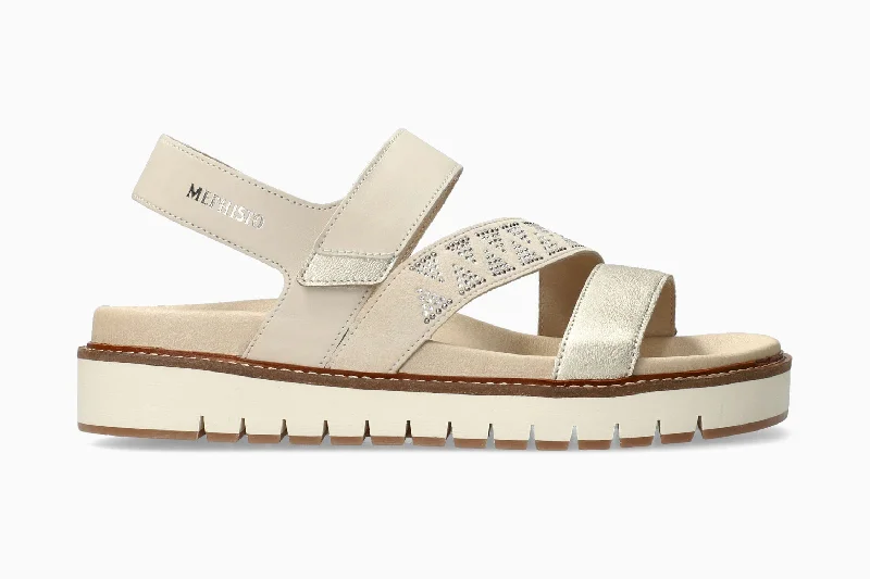 Women's Cork - Soled Espadrille Sandals with a Rope - Trimmed Upper in Navy for a Summer VibeBelize - Gold