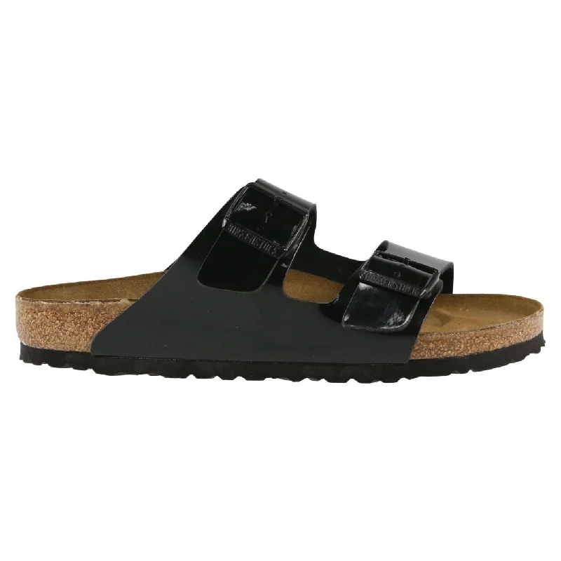 Women's Sandals with a Wedge Heel and a Tassel Detail in Orange for a Trendy LookArizona Birko-Flor Patent Women's Sandals