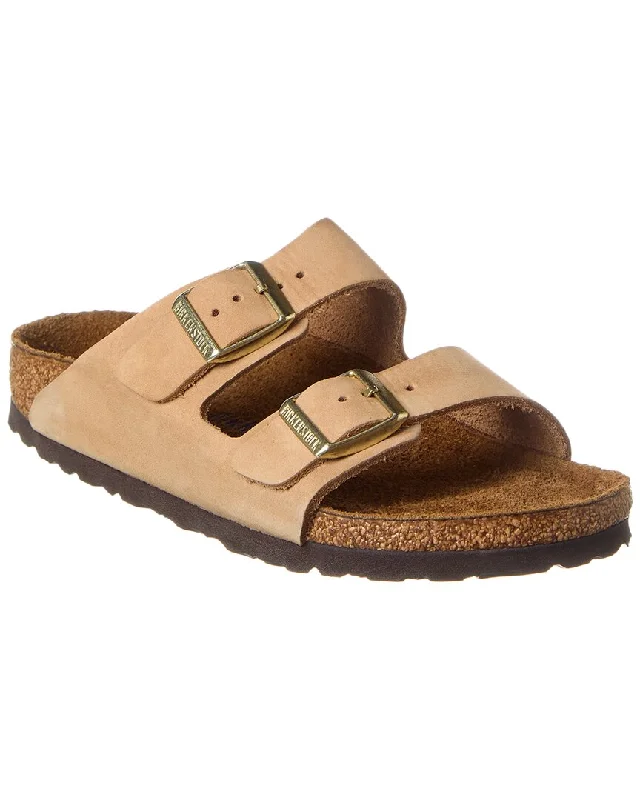 Anti - Slip Women's Sandals with a Grooved Sole in Green for Outdoor AdventuresBirkenstock Arizona BS Narrow Leather Sandal