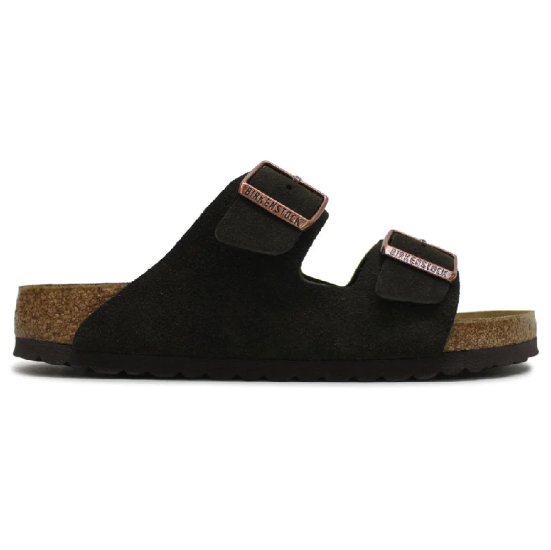 Shock - Absorbing Women's Sandals with a Soft Insole in Black for Active LifestylesArizona Mocha Women's Slides Sandals