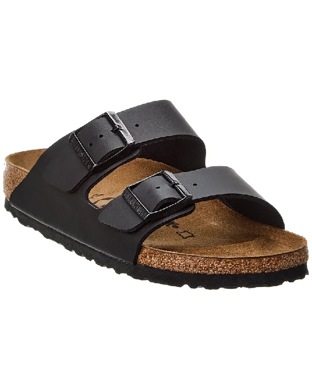 Women's Cork - Soled Espadrille Sandals with a Rope - Trimmed Upper in Navy for a Summer VibeBirkenstock Arizona Narrow Birko-Flor Narrow Leather Sandal