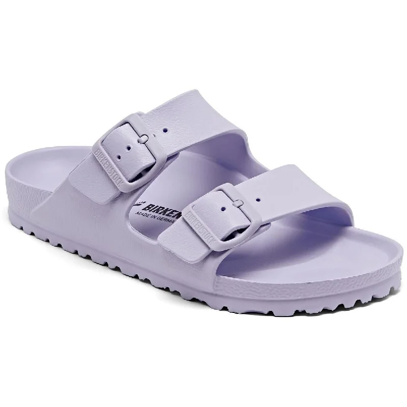 Women's Sandals with a Glitter - Coated Strap in Gold for a Sparkly Summer OutfitBirkenstock Women's Arizona Double Buckle Cork Sandals