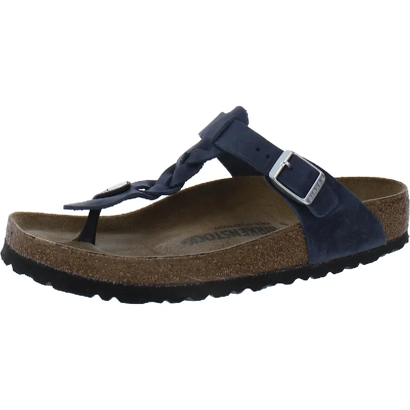Women's Sandals with a Wedge Heel and a Tassel Detail in Orange for a Trendy LookBirkenstock Womens Gizeh Braided Woven Flip-Flop Thong Sandals