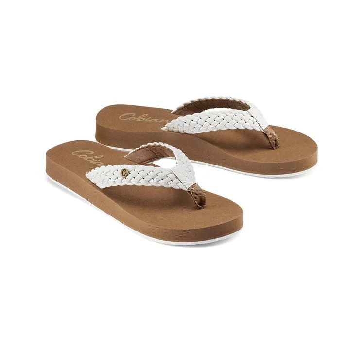 Lightweight Women's Mesh - Paneled Sandals in Yellow for BreathabilityCobian Sandals Braided Synthetic Leather Stra