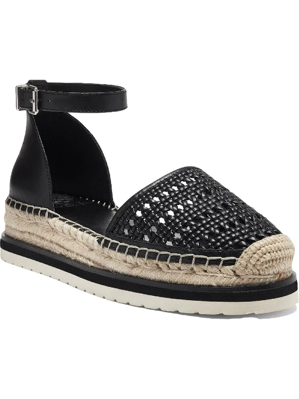 Elastic - Strap Women's Sandals with a Padded Toe in Teal for Easy On - and - OffBredenna Womens Leather Ankle Strap Espadrilles
