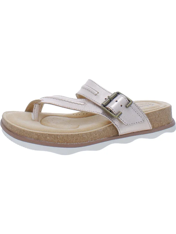 Shock - Absorbing Women's Sandals with a Soft Insole in Black for Active LifestylesBrynn Madi Womens Buckle Cushioned Footbed Slide Sandals