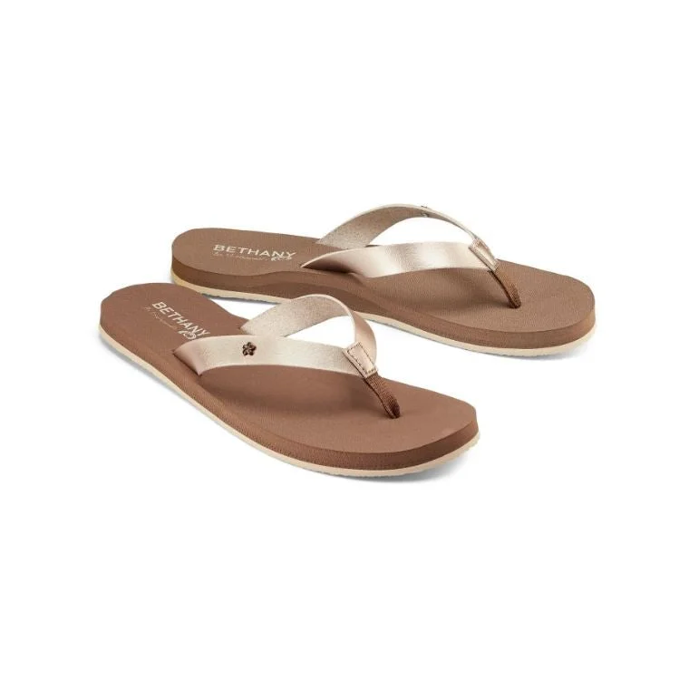 Women's Thong Sandals with a Beaded Design in Multicolor for a Beachy AestheticCobian Sandals Raw Synthetic Leather Strap
