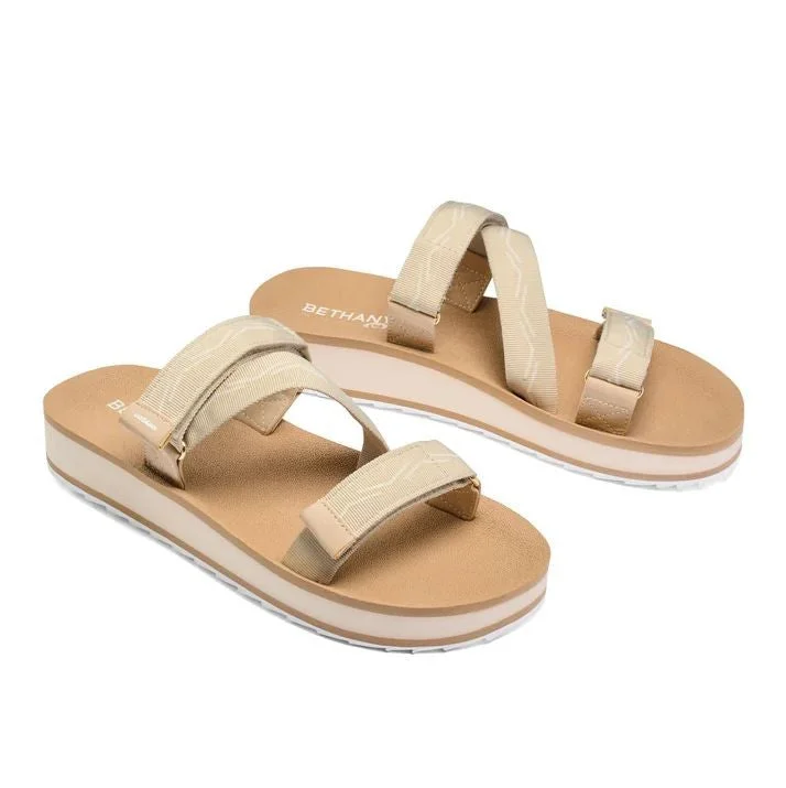Women's Ankle - Strap Sandals with a Block Heel in Red for a Sophisticated StyleCobian Sandals Webbing Z-Strap With Velcro