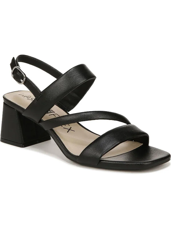 Women's Leather - Strapped Sandals with a Braided Detail in Brown for a Rustic AppealCelia Womens Faux Leather Strappy Heels