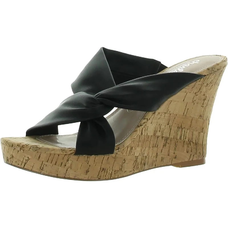 Women's Sandals with a Floral - Printed Upper in Pink for a Feminine Spring LookCharles by Charles David Womens Slip On Wedge Heel Heels