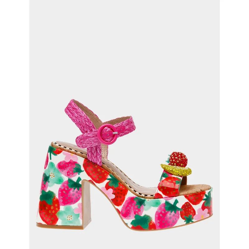 Women's Rhinestone - Embellished Open - Toe Sandals in Silver for a Glamorous Party LookCheyne Berry Multi