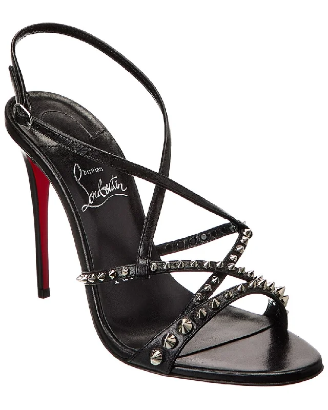 Women's Thong Sandals with a Beaded Design in Multicolor for a Beachy AestheticChristian Louboutin Tatooshka Spikes 100 Leather Sandal