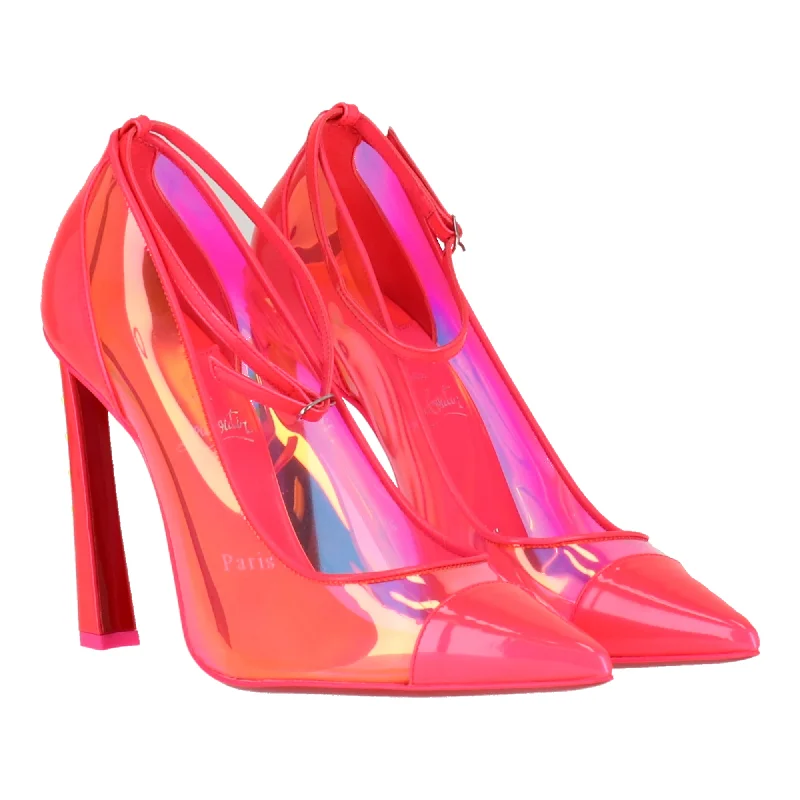 Women's Ankle - Strap Sandals with a Block Heel in Red for a Sophisticated StyleChristian Louboutin Womens Pink Sandal
