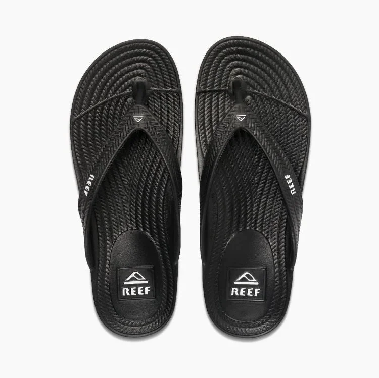 Women's Cork - Soled Espadrille Sandals with a Rope - Trimmed Upper in Navy for a Summer VibeReef Sandals Woman's Water-Friendly And Comfortable