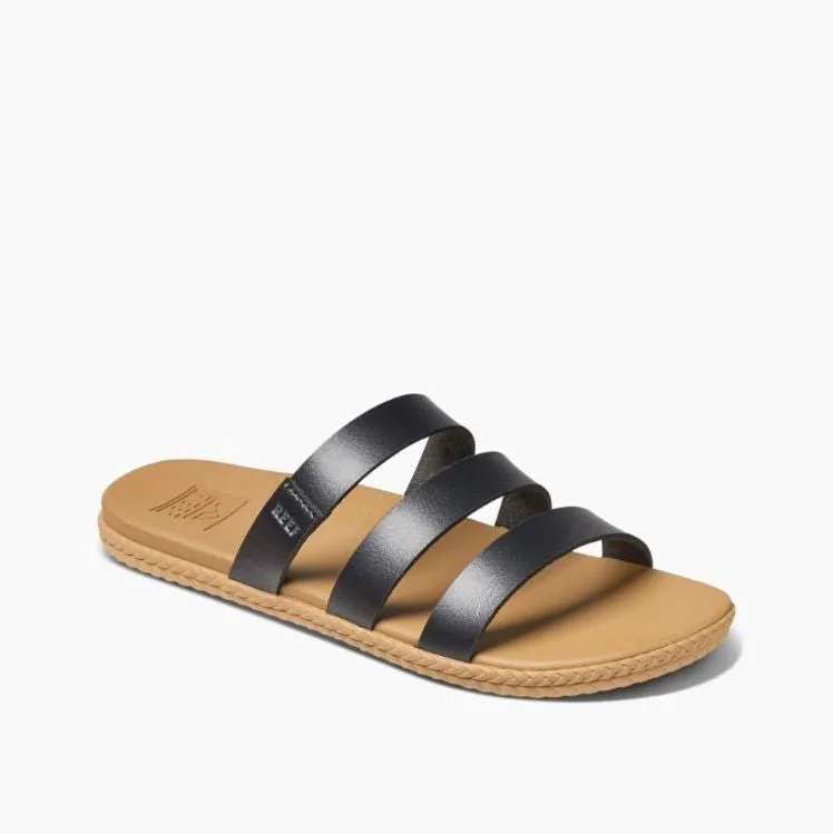 Sustainable Women's Recycled Material Sandals in Beige for Eco - Conscious ShoppersReef Sandals The Third Strap's A Charm