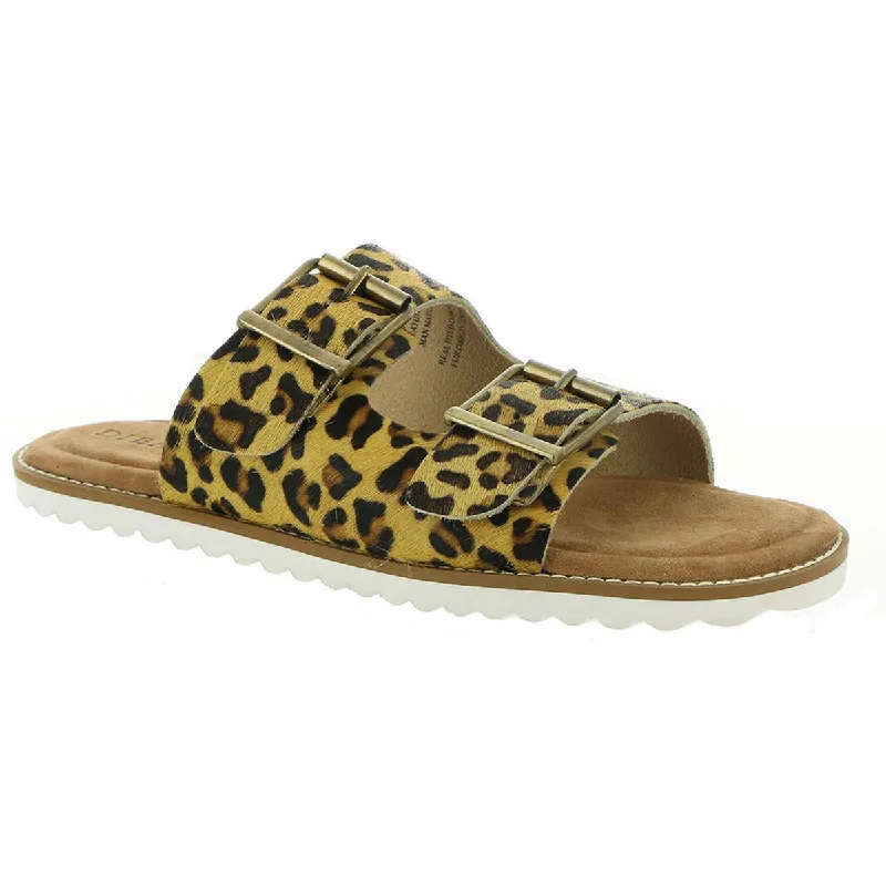 Sustainable Women's Recycled Material Sandals in Beige for Eco - Conscious ShoppersCome Back Womens Leather Flat Footbed Sandals