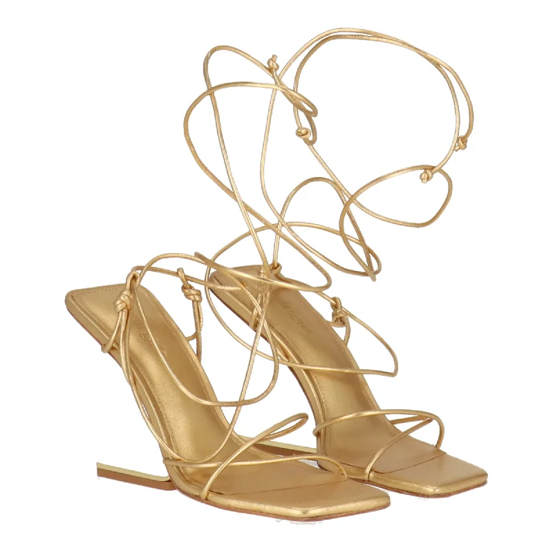 Elastic - Strap Women's Sandals with a Padded Toe in Teal for Easy On - and - OffCult Gaia Womens Gold Sandal