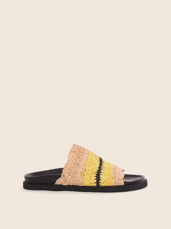Anti - Slip Women's Sandals with a Grooved Sole in Green for Outdoor AdventuresDelphi Yellow Sandal