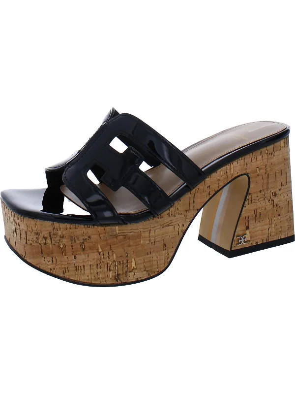 Lightweight Women's Mesh - Paneled Sandals in Yellow for BreathabilityDev Womens Patent Espadrille Platform Sandals