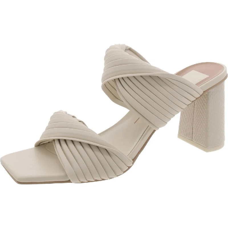 Women's Cork - Soled Espadrille Sandals with a Rope - Trimmed Upper in Navy for a Summer VibeDolce Vita Womens Block Heel Slip On Heels