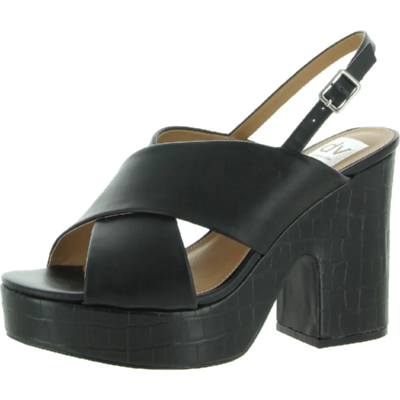 Child - Friendly Women's Sandals with a Secure Buckle in Purple for Moms on the GoDolce Vita Womens Cypress Embossed Faux Leather Platform Sandals