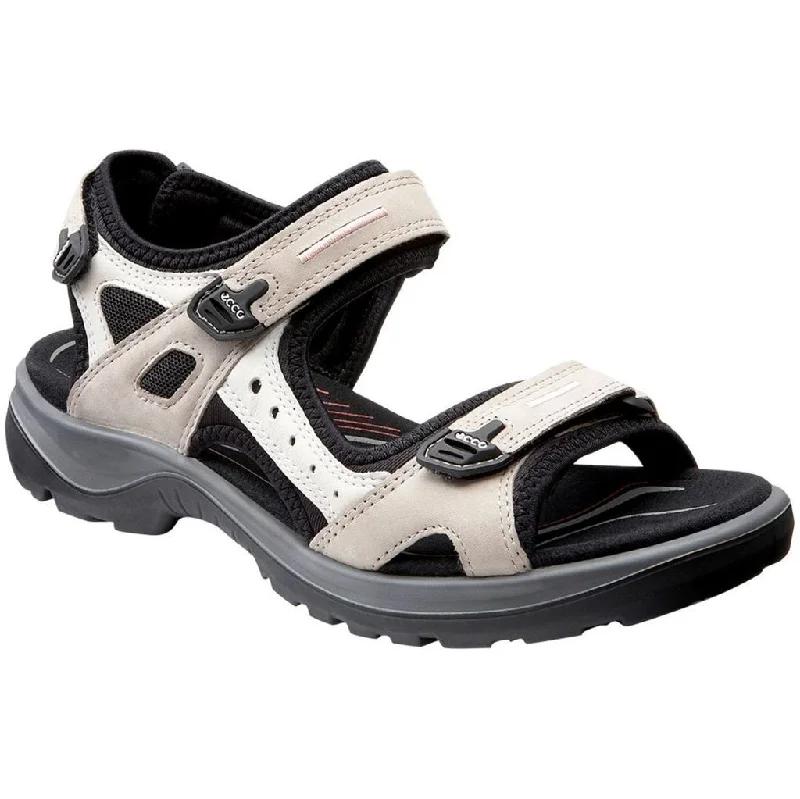 Women's Ankle - Strap Sandals with a Block Heel in Red for a Sophisticated StyleOffroad Nubuck Leather Men's Casual Sandals