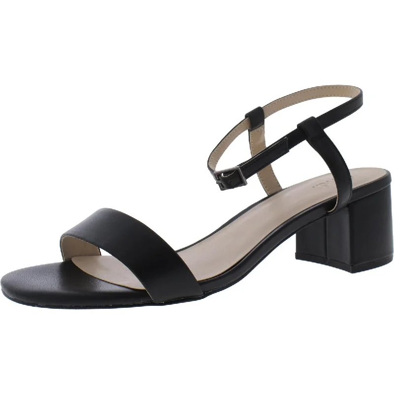 Shock - Absorbing Women's Sandals with a Soft Insole in Black for Active Lifestylesfind. Womens Faux Leather Ankle Strap Heels