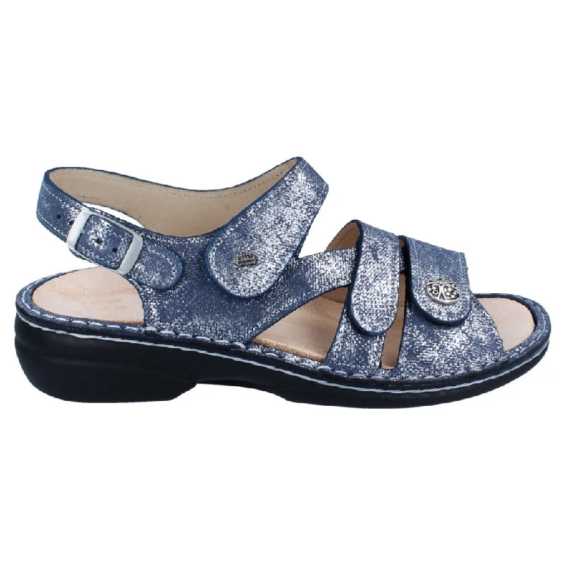 Lightweight Women's Mesh - Paneled Sandals in Yellow for BreathabilityGomera Leather Women's Sandals